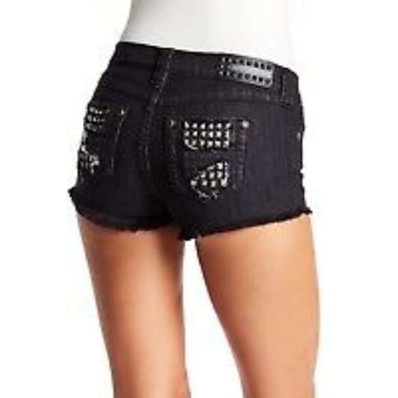 Affliction Vikki Iris Juniors Shorts - Picture 1 of 9